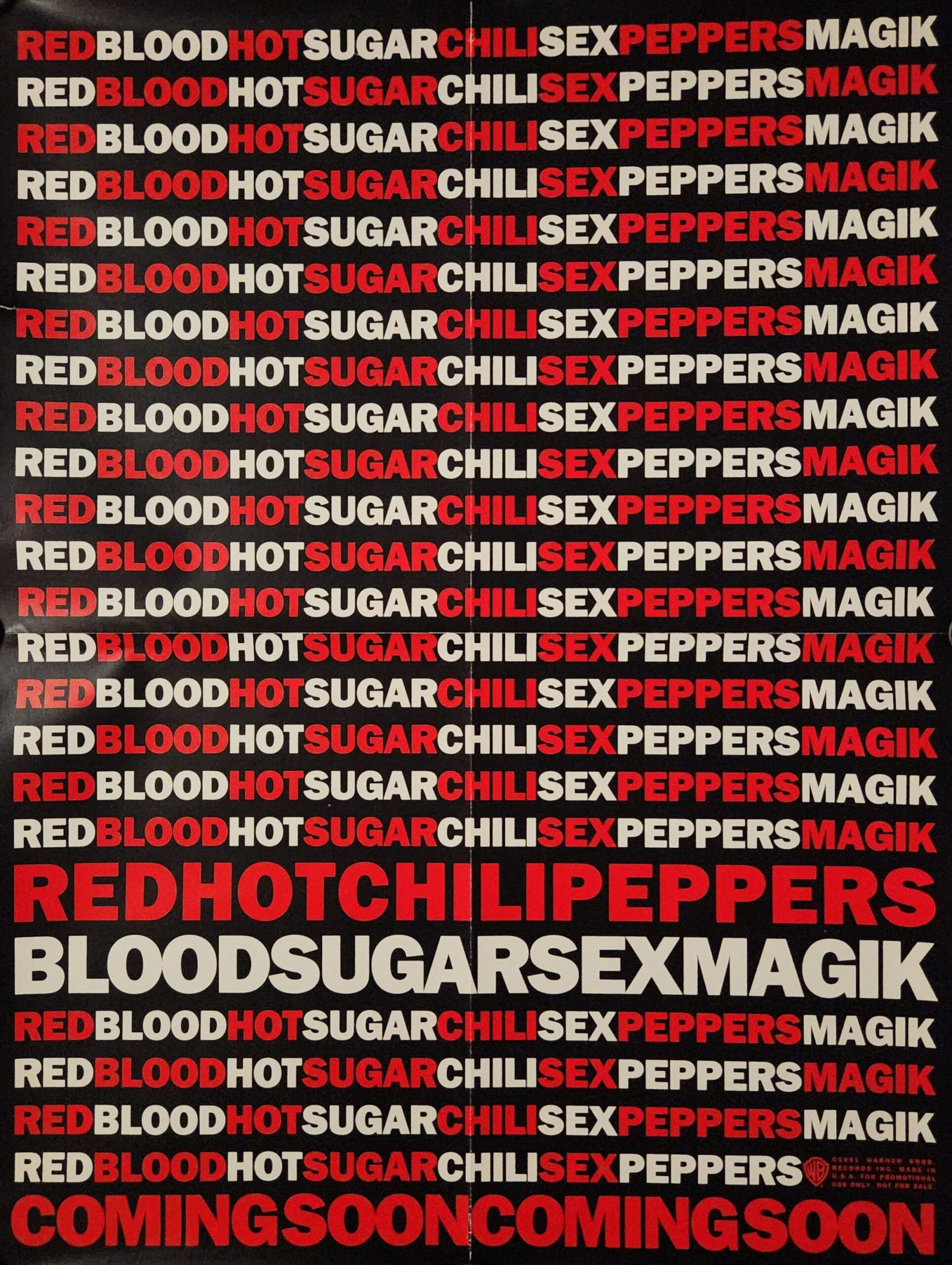 Original Red Hot Chili Peppers Blood Sugar Sex Magik Coming Soon