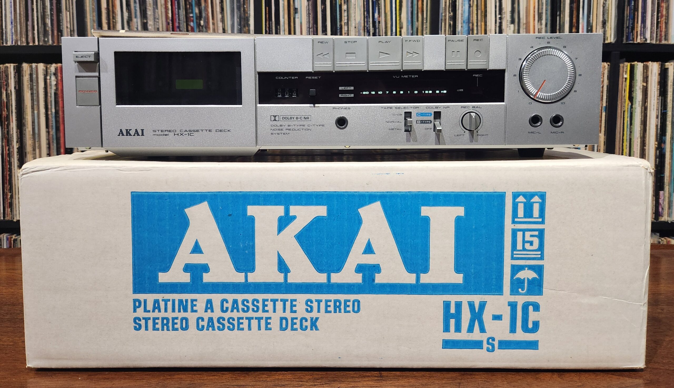 1983 AKAI HX-1C Stereo Cassette Deck - CHECKERED RECORDS