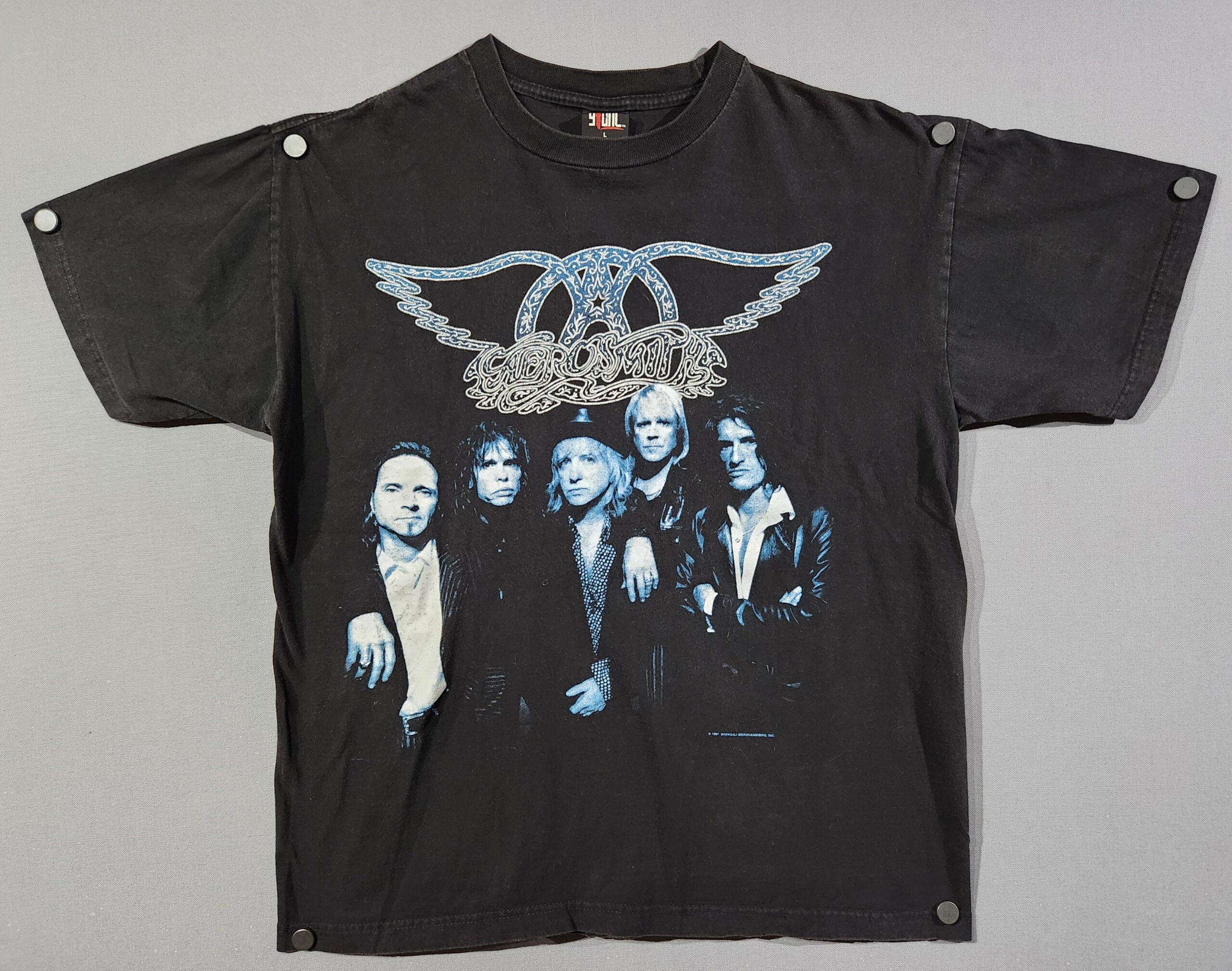 1997 Aerosmith Nine Lives World Tour Concert Tee Shirt Original