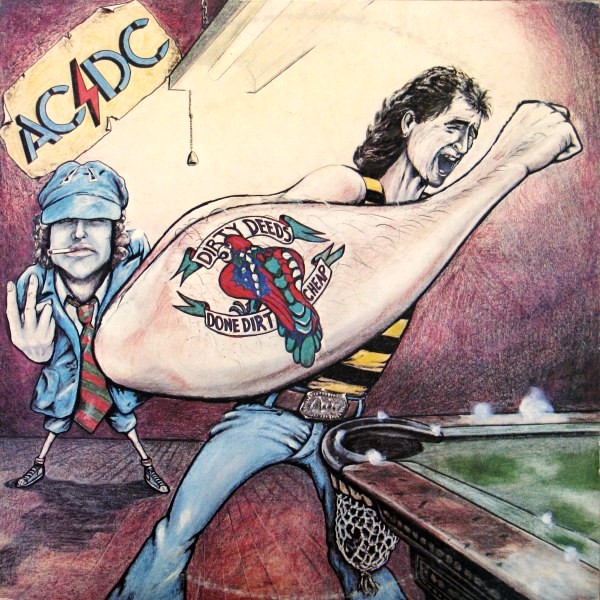 AC DC - Dirty Deeds Done Dirt Cheap LP – Dreams on Vinyl – Vinilo de época