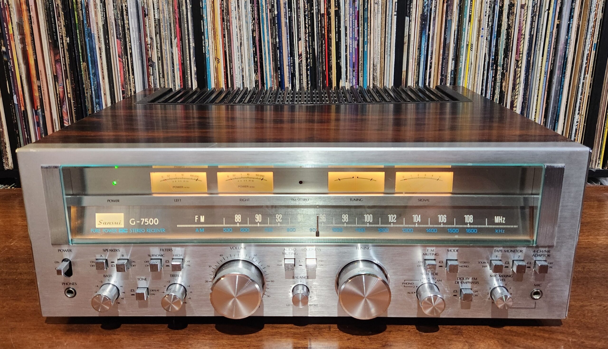 1978 Sansui G-7500 Pure Power Stereo DC Receiver - CHECKERED RECORDS