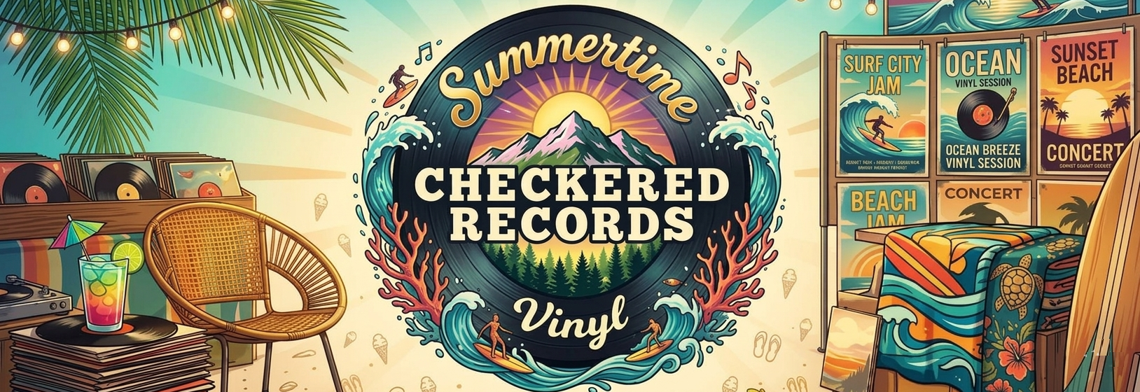 CHECKERED RECORDS SUMMER 2026 WEB BANNER
